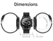 Obrázek Chytré hodinky Mx5 Černé