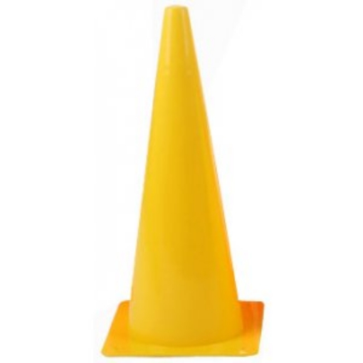 Obrázek Plastový tréninkový kužel 45 cm - Žlutý 