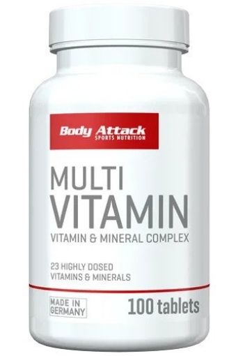 Obrázek MULTIVITAMÍNY 100 TABLETY BODY ATTACK