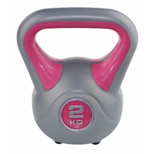 Obrázek KETTLEBELL FIT 2KG RŮŽOVÁ- Sveltus