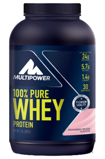Obrázek WHEY PROTEIN 100%  - 900G JAHODOVÁ PŘÍCHUŤ MPOWER