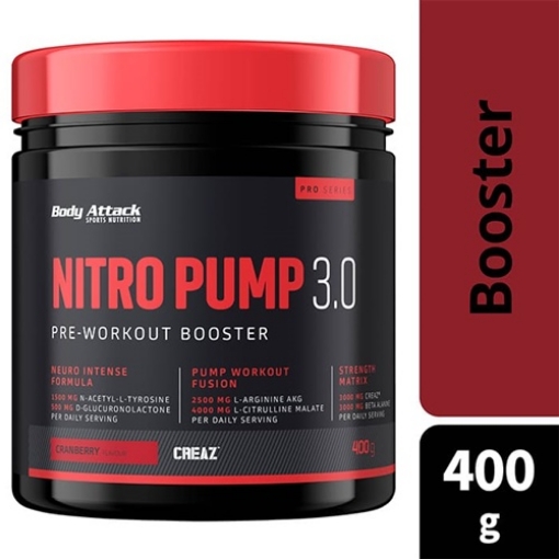 Obrázek NITRO PUMP 400G BROSKVÍ A MARAKUJÍ BODY ATTACK