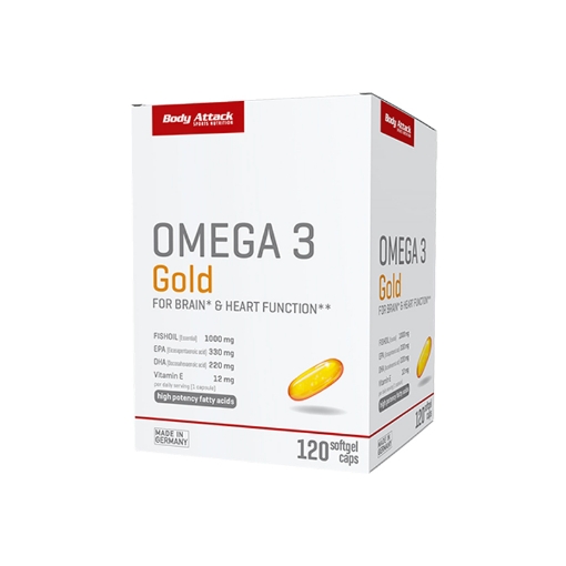 Obrázek OMEGA 3 GOLD - 120 Kapslí BODY ATTACK