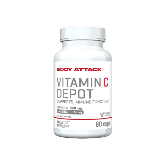 Obrázek Vitamín C 90 kapslí od Body Attack