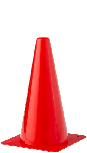 Obrázek Plastikový Tréninkový Kužel 30cm - Červená 