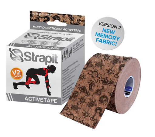 Obrázek ACTIVETAPE 5CM x 5M  - BÉŽOVÁ/ČERNÁ