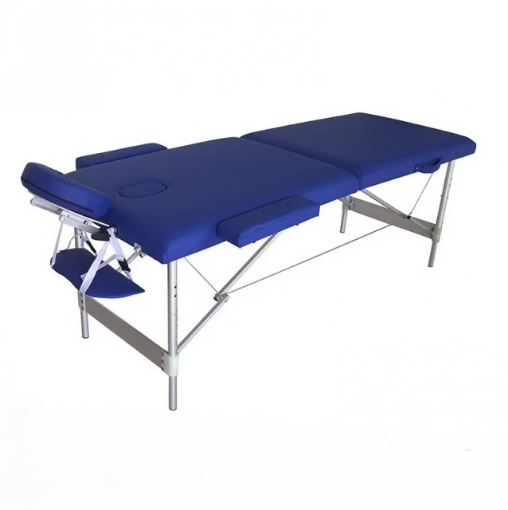 Obrázek Hliníkový masážní stůl - 220cm Modrá