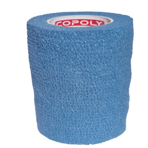 Obrázek Samofixační obinadlo Copoly 7,5 cm x 4,5 m - Azurově modrý