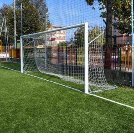 Obrázek Poarta Fotbal Aluminiu 5x2 m, cu bara divizata