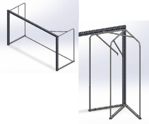 Obrázek Poarta Handbal Aluminiu - 3x2m, pliabila