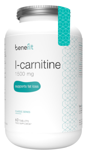 Obrázek L-Carnitina 1500mg - 60 Tablete Benefit