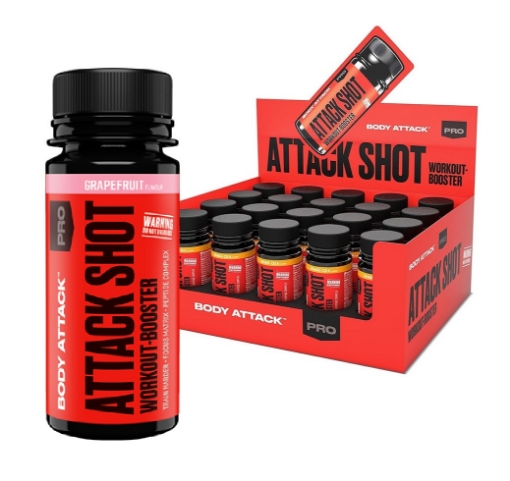 Obrázek ATTACK SHOTS  20 x 60ml - Grapefruit