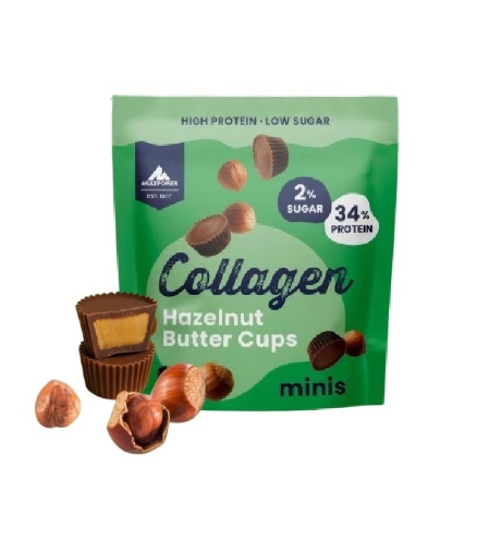 Obrázek Colagen Cups 70g - Hazelnut Butter - Multipower