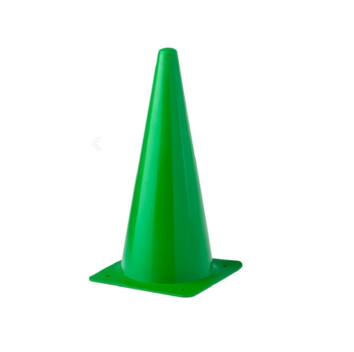 Obrázek Plastový tréninkový kužel 38 cm - Zelený 