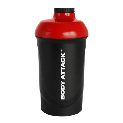 Obrázek ŠEJKR ČERNÁ/ČERVENÁ 600 ML BODY ATTACK