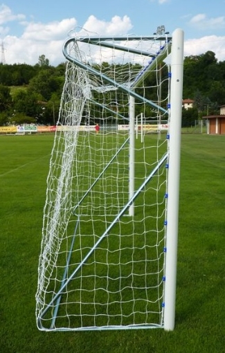 Obrázek Přenosná hliníková fotbalová branka 5 × 2 m — Ø80 mm včetně sítě — VI 6022