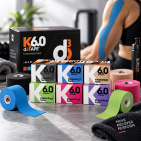 Obrázek pro kategorii d3Tape K6.0 – kineziologický tejp 5 cm x 6 m