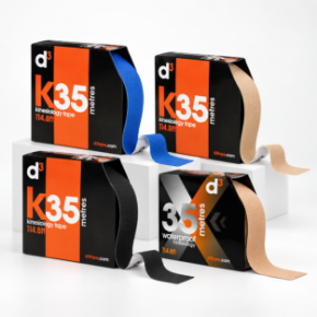 Obrázek pro kategorii d3Tape K35 / X35 – kineziologický tejp 5 cm x 35 m